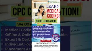 MEDICAL CODING COACHING AT LOW FEE medicalcoding coaching pharmacist bpharmacy anydegree [upl. by Dnalro325]