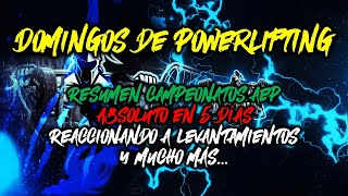 28 Domingos de Powerlifting  Resumen campeonatos  El absoluto en 5 días [upl. by Murrell]