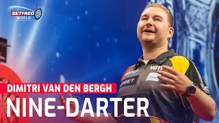 NINEDARTER DIMITRI VAN DEN BERGH STRIKES PERFECTION AT THE WORLD MATCHPLAY [upl. by Appel]