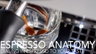 ESPRESSO ANATOMY  Dialing In Espresso To Your Taste [upl. by Esemaj111]