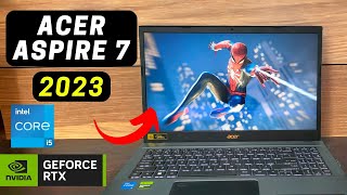 Acer Aspire 7 2023  RTX 3050  i5 12th Gen  Review Unboxing Gaming 🔥🔥College Students [upl. by Alesiram]