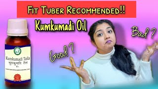 Kumkumadi Oil REVIEWFIT TUBER RecommendedKamdhenu laboratories Oil Good Or Bad [upl. by Silas]