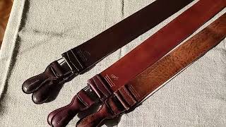 Horsehide ShellCordovan Malewski Razor and Strop Part 1 [upl. by Atiuqam284]