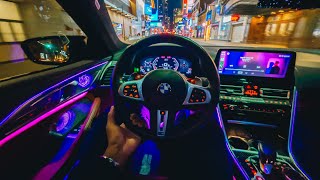 LATE NIGHT BMW M8 COMPETITION POV DRIVE IN TORONTO [upl. by Waverly147]