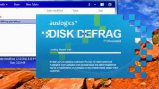 Auslogics Disk Defrag Pro v40040 [upl. by Arianne605]