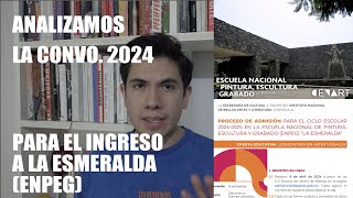 Te explico la convocatoria 2024 para el ingreso a LA ESMERALDA ¿Cómo es el examen de ingreso [upl. by Baerl]