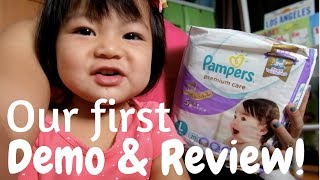 Pampers Premium Care Demo amp Review PH  DyosaTheMomma [upl. by Olympias503]