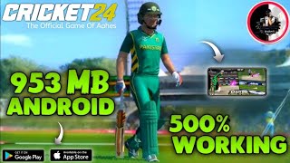 CRICKET 24 DOWNLOAD IN ANDROID 😱 HOW TO DOWNLOAD CRICKET 24 ANDROID 🔥CRICKET 24 PLAY IN ANDROID 🤯 [upl. by Hajidak543]