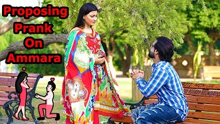 Proposing Prank On Ammara  Mehran Hashmi [upl. by Reeba618]