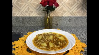 Sopa de legumes com carne moída [upl. by Lyret]