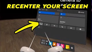 Oculus Quest 2  How to Reset ReCenter Your Screen Position [upl. by Nylyaj]