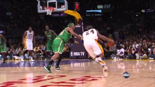 03 11 2012 Celtics vs Lakers Team Highlights [upl. by Ellac]