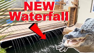 Installing A Heated Waterfall For My Alligators [upl. by Gnuoy]