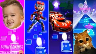 Vlad and NikiPaw Patrol RyderLightning Mcqueen Spider EaterPuss In Boots [upl. by Ecirehs]