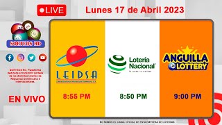 Lotería Nacional LEIDSA y Anguilla Lottery en Vivo 📺│ Lunes 17 de Abril 2023  855 PM [upl. by Ezaria]