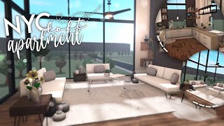 Bloxburg  NYC Loft Apartment  95k  Speedbuild [upl. by Gav]