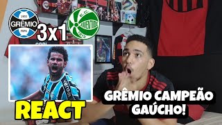 REACT GRÊMIO 3 X 1 JUVENTUDE MELHORES MOMENTOS REAÇÕES GRÊMIO CAMPEÃO GAÚCHO 2024 [upl. by Atiuqel]