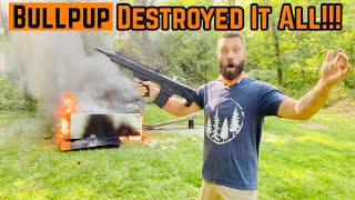 Tokarev BULLPUP Shotgun First SHOTS I Destroyed Everything [upl. by Enicul]