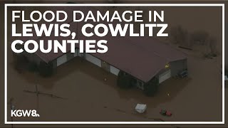 Flooding and landslides wreak havoc on Lewis Cowlitz counties [upl. by Ann-Marie295]