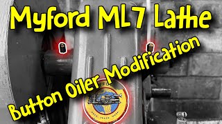 Myford ML7 Button Oiler Modification [upl. by Atoked]