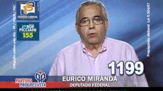 Eurico Miranda no Horário Eleitoral  Deputado Federal 1199 [upl. by Daiz969]