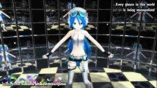 【MMD】 Hatsune Miku  ExGirl [upl. by Atneuqal624]