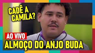 BBB 24 Lucas Buda recebe vídeo da família no Almoço do Anjo  Big Brother Brasil 2024 BBB24 [upl. by Ulphiah]