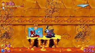 Rayman Redesigner  River of Fire Parts 14 The Underlands Part 1 [upl. by Bartholemy779]