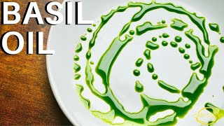 Bright Green Basil Oil for Plating [upl. by Ecilegna733]