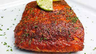 Only 3 Ingredients CRISPY Oven Baked Salmon Recipe in 15 minutes [upl. by Narok]