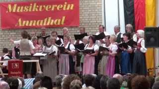 Bayer Wald Musikverein Annathal singt und spielt quotEin Jäger aus Kurpfalzquot [upl. by Neyut]