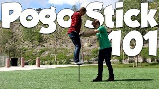 How to Jump on a Pogo Stick  Vurtego Pogo Beginner Tutorial [upl. by Aitsirt591]