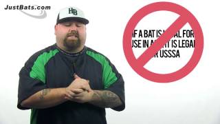 USSSA amp NSA Bat Standards for Slow Pitch  JustBatscom Buying Guide [upl. by Shena]