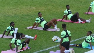 10 BLACK STARS PLAYERS HOLD FIRST TRAINING IN ACCRA AHEAD OF AFCON QUALIFIERS [upl. by Nrevel836]