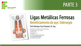 Aula Introdução à Siderurgia  Parte 3 [upl. by Siuraj]