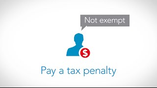 The Affordable Care Act Tax Penalty Explained Obamacare  TurboTax Tax Tip Video [upl. by Laise]