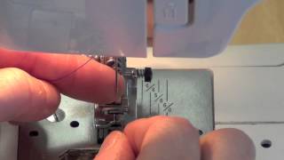 2 Threading the Janome My Excel 4014 Sewing Machine [upl. by Ehman748]