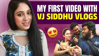 My First Video With Vj Siddhu Vlogs  Glam Sam Reaction [upl. by Akaenahs]