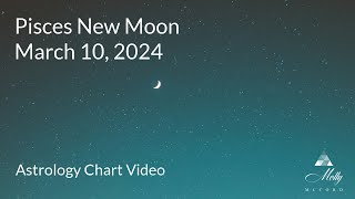 Pisces New Moon  Creating New Dreams From Soul Messages and Intuitive Guidance  2024 Astrology [upl. by Weintrob]