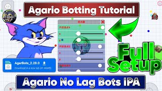 agario bots free no lag tutorial  agario gameplay bot lobby  agario bots mobile 2024 IOS [upl. by Gorlin]