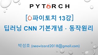 PyTorch 강의 13강 딥러닝 CNN 기본개념 및 동작원리 [upl. by Il]