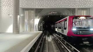 gare oullins a saint genis METRO B TCL LYON [upl. by Miner]