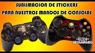 COMO PERSONALIZAR LOS MANDOS DE LAS CONSOLAS  SUBLIMACIÓN [upl. by Ahtikal17]