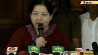 In victory speech Jayalalithaa lambasts DMK [upl. by Kepner]