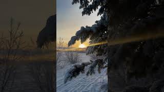 Beautiful Views Of Winter In Alaska ❄️💙 wintertime alaska [upl. by Tlok]