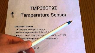 TMP36 Temperature Sensor for Raspberry Pi and Arduino [upl. by Petronilla]