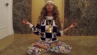 Shocking  Beyonce 711 Illuminati Symbols Captured [upl. by Einaled]