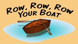 Row Row Row Your Boat  song for children [upl. by Aillemac978]