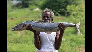 FISH Authentic fish gravy prepared by my Daddy Arumugam  Meen Kulambu  Village food factory [upl. by Joly484]