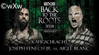 Joseph Fenech Jr vs Aigle Blanc  Käfigschlacht  wXw Back To The Roots 2024  WWE 2K23 [upl. by Fritzie]